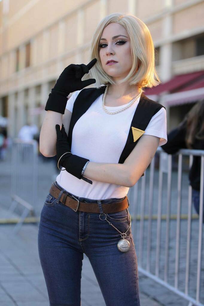Android 18 Lazuli ラズリ C18 人造人間18号 Cosplay コスプレ tweet media