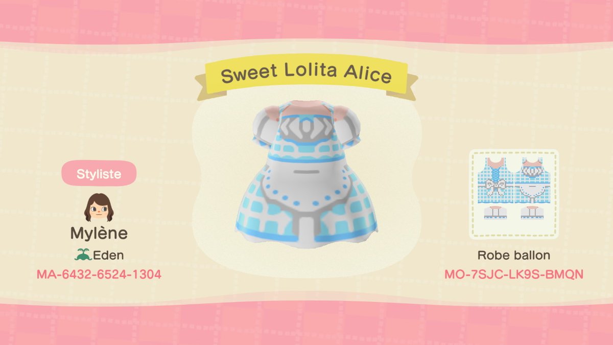 Mimi_chan88's tweet photo. Mon premier essais! #Sweetlolita #AnimalCrossing #ACNH #NintendoSwitch https://t.co/njTm1mZQkL
