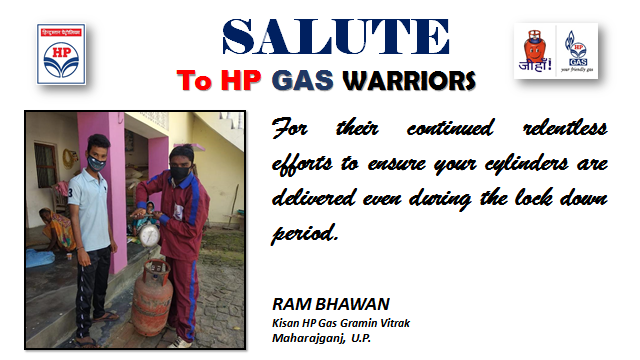 varnika_pathak's tweet photo. We salute our #HPGas  Deliverymen for their continued service during #CoronavirusLockdown  @HPCL @Vila1445 @RajeshKTiwary1 @Rg03Goel @iammohitdhawan https://t.co/MQmnOU8etP