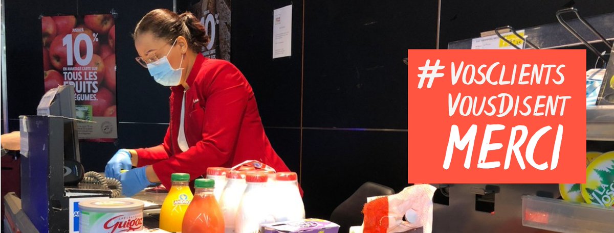 Une plate-forme, vos clients vous disent merci, a été imaginée par CritizR pour envoyer un message de remerciement et de soutien aux salariés de la grande distribution. Déjà 14 000 petits mots collectés! lsa-conso.fr/coronavirus-av…