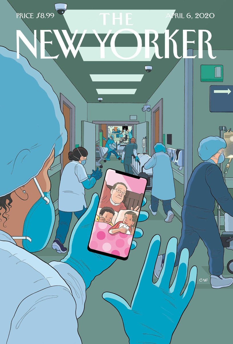 literlandweb1's tweet photo. Portada de #TheNewYorker dedicada al personal sanitario que nos cuida y protege. De nuevo, una imagen que dice todo y una portada soberbia que expresa el esfuerzo y la lucha por la vida. https://t.co/QGBl0BbGCM