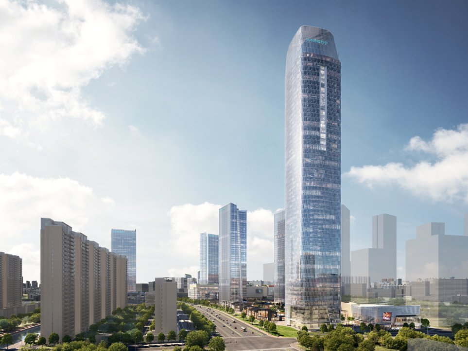 Suning_Group's tweet photo. #SuningRealEstate Yesterday, Suning's Chairman Zhang Jindong launched the Phase 2 development of Suning Intelligent City in the city of #Nanjing. The Suning Intelligent City is Suning's take on what the future of #O2O and #FullScenario #retail looks like. https://t.co/d0e2sfuDId
