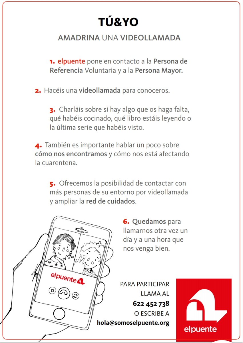 AMADRINA UNA VIDEOLLAMADA