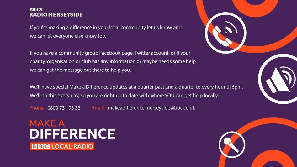 YMHASefton's tweet photo. BBC Radio Merseyside – Make a Difference Campaign https://t.co/dnlHpRwJZv https://t.co/kEQi2XxfGp