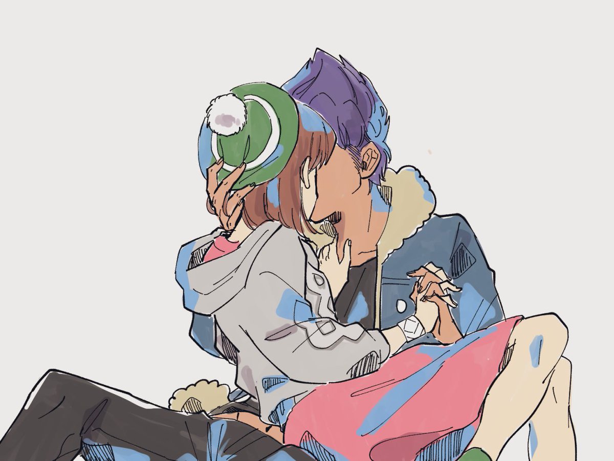 ユウリ(トレーナー) ,キバナ 「#リプきたカプの顔だけ描かない
【@ichimarutori】キバユウ
【@ke」|平 りんこ【原稿中】のイラスト