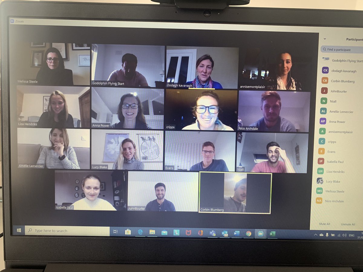 Martin_Larkin's tweet photo. Great to have the entire @FlyingStartNews team on a @zoom_us call earlier today #GFS1820 #remotelearning https://t.co/DcP6aXcE6Z