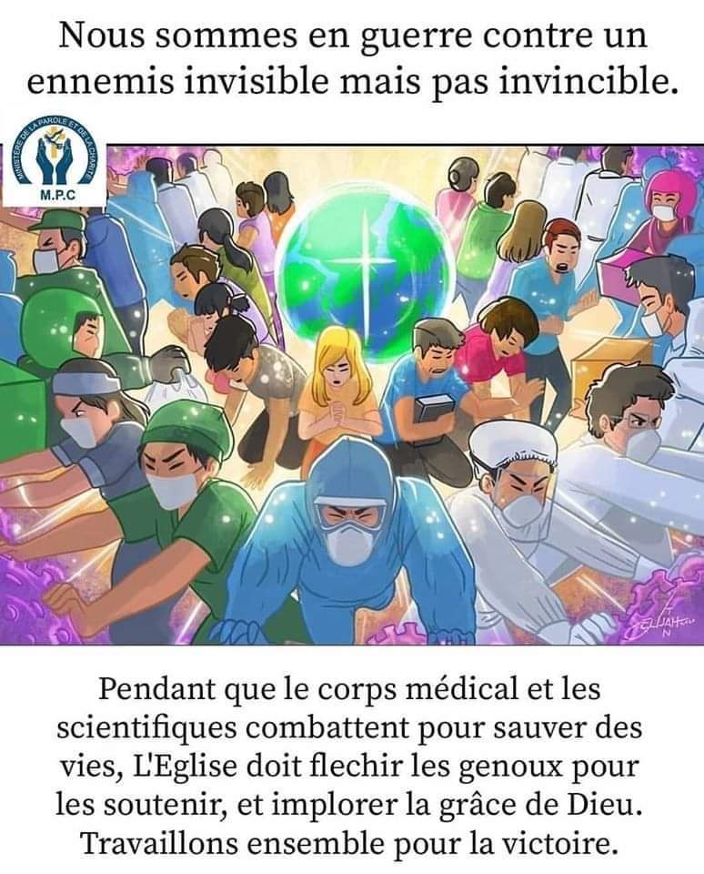 actupromos's tweet photo. Levons nous dans la prière 

#ActuPromo #COVID19 #coronavirus #StayAtHome https://t.co/sYKG296rv0