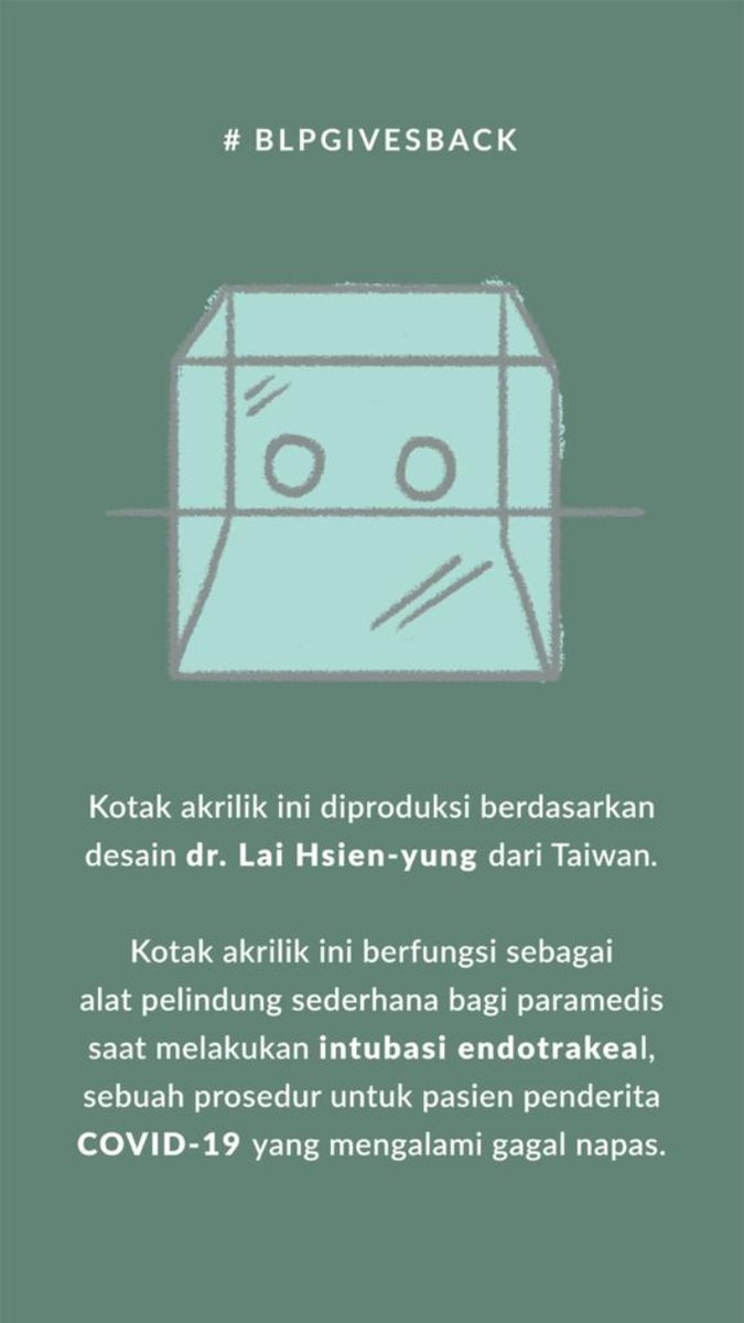 s_ddablue's tweet photo. Untuk teman-teman yang bekerja di rumah sakit, punya kenalan atau siapa saja boleh bantu sebarkan info dari BLP Beauty, tempat aku bekerja ya. Semoga info ini dapat diterima bagi pihak yang membutuhkan. Sehat-sehat semuanya! ❤ #BLPGIVESBACK #BLPBEAUTY #COVID19 #COVID19indonesia https://t.co/qrYTIRcU0l