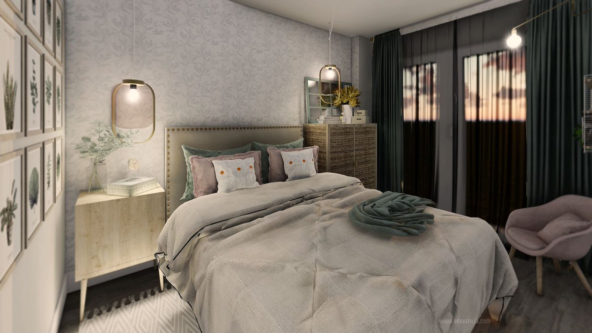 utrillanais's tweet photo. ✨Antes y Después✨ De dormitorio principal en 3D, en Madrid. Reto: obtener una mezcla de estilos y tendencias. 😊👉 https://t.co/sWXxkTPPk7 ¡Feliz martes!
 #Diseñoeinteriorismoen3D #DormitorioprincipalenMadrid #AnaUtrillainteriorismo https://t.co/q01hNpvVju