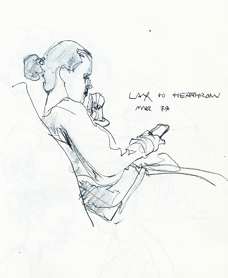 Frivolous escapism in these times. Boring old sketchbook stuff. 2/2 