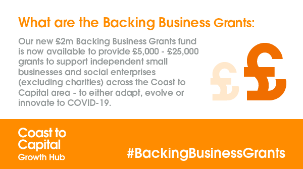 coast2capital's tweet photo. We are accepting applications for our #BackingBusinessGrants to support small businesses in West Sussex, Brighton &amp; Hove and East Surrey. 
Find out more online here 👇 including how to apply!
https://t.co/CZbnTFlBCc https://t.co/7gR1eTw1Xm