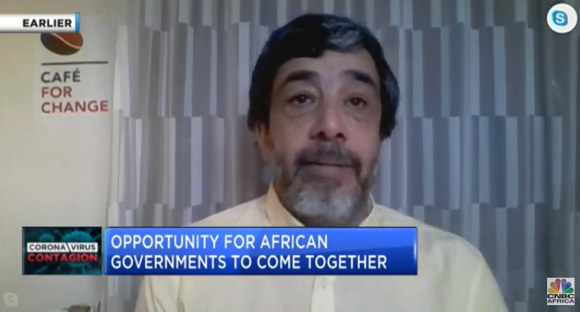 cnbcafrica's tweet photo. #PLEA410 ON AIR: Founder of #CafeForChange Fernando Morales de la Cruz joins #CNBCAfrica as coffee importers in some of the largest consuming countries are stockpiling orders so as to avoid shortages as supply chains feel the impact of #COVID19. #DStv410 https://t.co/4OaX5E7SnJ