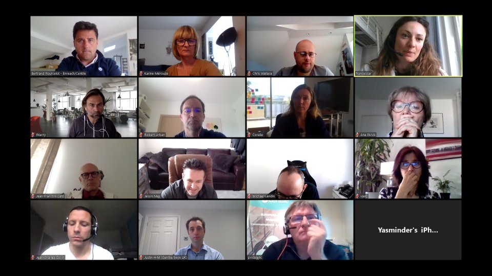 EnreachSP's tweet photo. Business as usual @Centile . Weekly meetings thanks to our ISTRA Collab visio conferencing solution.
#centile #conferencing #ISTRACollab #remoteworking #enreach #workswonders https://t.co/oHccrxbIP2