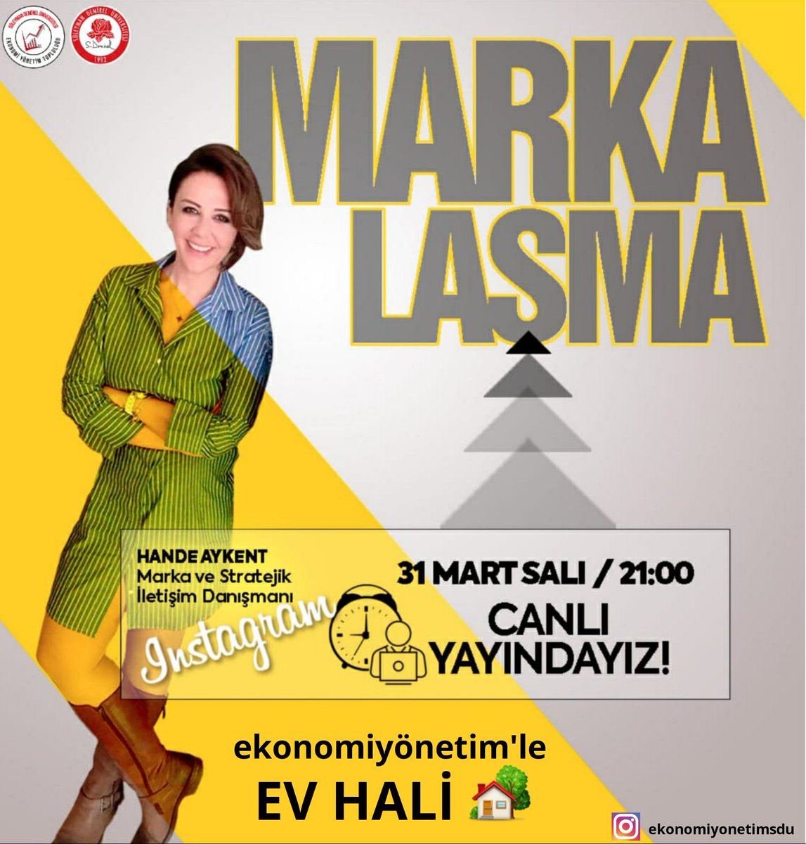 Gizemindas's tweet photo. ekonomiyönetim'le EV HALİ 🏡 @handeaykent &amp; @ekonomiyonetim bu akşam canlı yayında sizlerleyiz ✌️ https://t.co/k6IGXujrwx