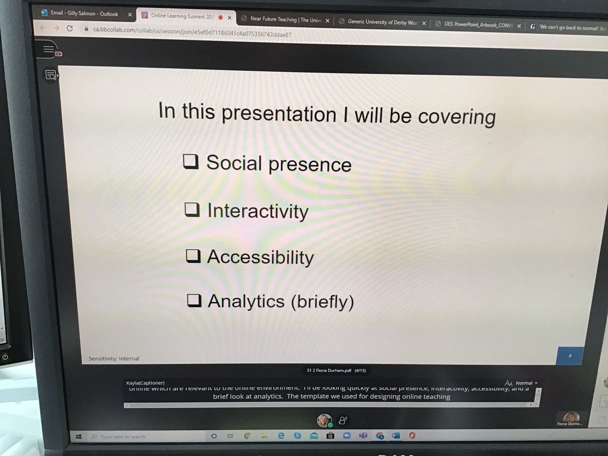 gillysalmon's tweet photo. #onlinesummit2020 

Fiona Durham ...engagement in the library 

Suggests poll at beginning for first engagement for students , have a script, Do not do long lectures, mix media https://t.co/A9sO1GL53x