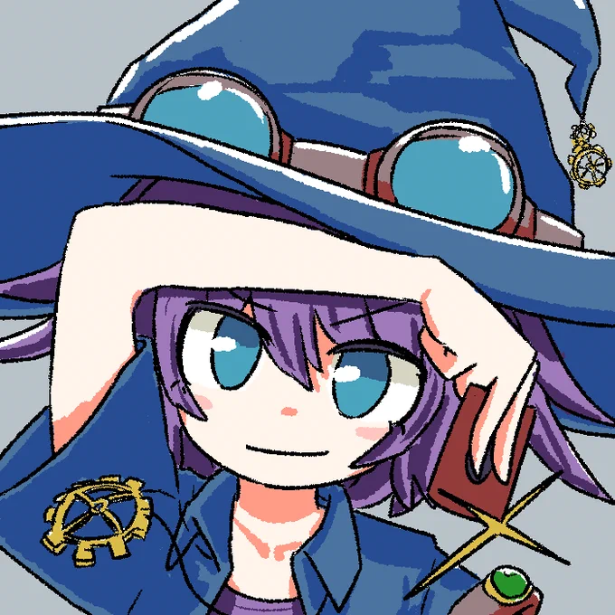 あおさんのサフィちゃんアイコン勝手にポーズ変えました 