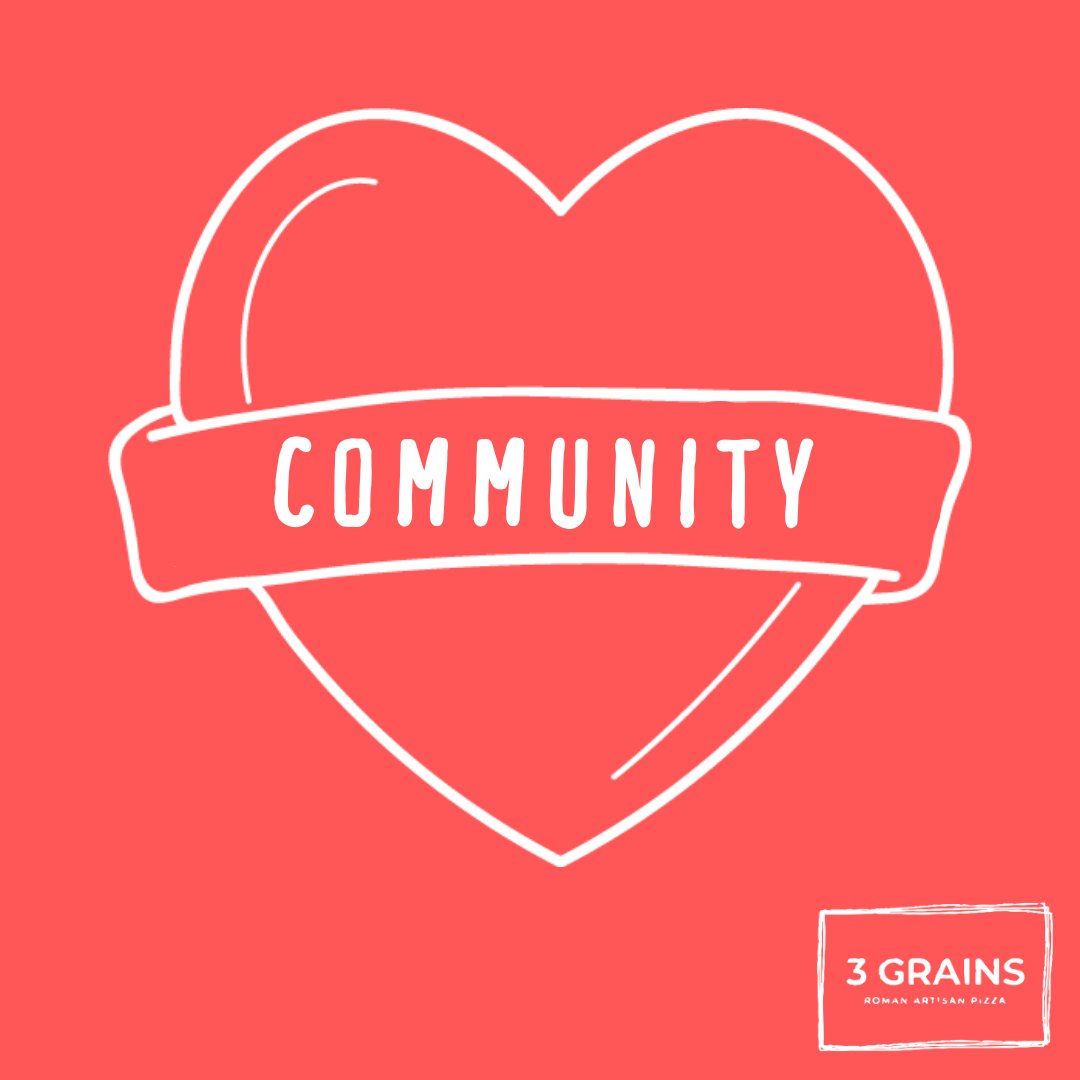 3GrainsPizza's tweet photo. We've been absolutely overwhelmed with support from our amazing 3 GRAINS community over the last few weeks. What we're all currently facing is hard to comprehend at times, but the love we have received is keeping us positive. Together as a community, we can get through this! https://t.co/IWE4VZfQuS