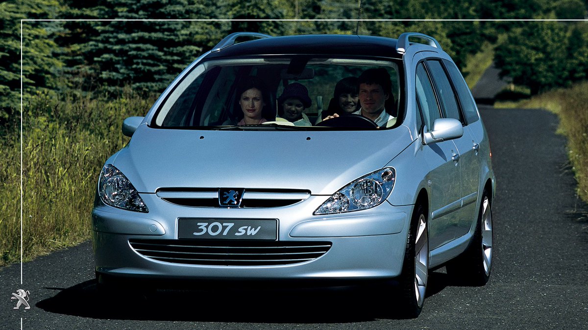 Next stop: the refined #Peugeot307. More spacious than its 