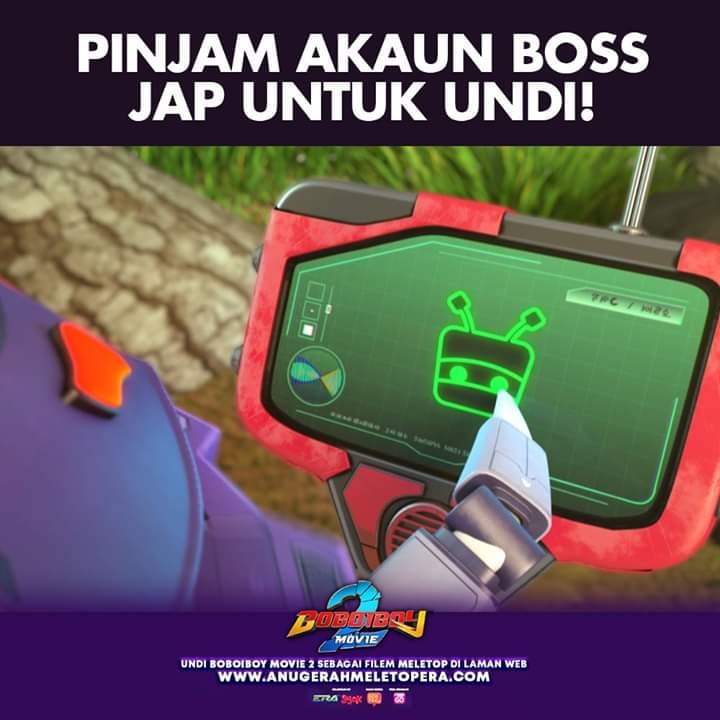 BoBoiBoy's tweet photo. Shhhhh 🤫 Senyap² ek... Nak guna untuk undi #BoBoiBoyMovie2 je pun.
➡ https://t.co/rWIpgvqFzT
#AME2020 #BoBoiBoy #BBBM2 #StayAtHome #FilemMeletop @MyMeleTOP https://t.co/wupxE3PWmf
