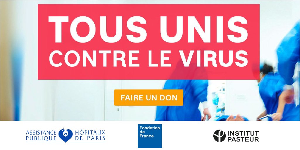 adthinkperf's tweet photo. Adthink lance une campagne publicitaire #solidaire en faveur de la @Fondationfrance, l'@APHP et l'@institutpasteur sur les emplacements de nos éditeurs pour un appel aux dons intitulé “Tous unis contre le virus”. Plus d’infos 👉https://t.co/MKgyTHitXQ
#EnsembleAvecNosSoignants https://t.co/DicfPWP638