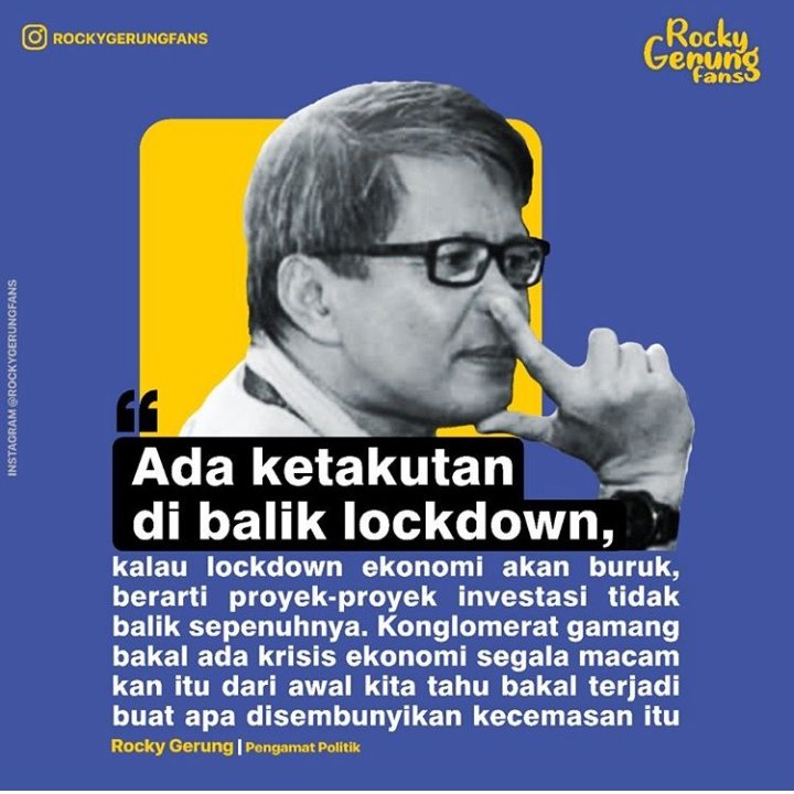 Rizqramadhan8's tweet photo. Rocky gerung panutan qu 
#LuhutIsTheRealPresident https://t.co/bk7rwiE7mz