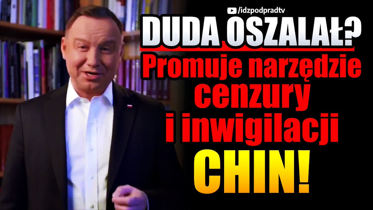 idzpodpradpl's tweet photo. .@AndrzejDuda OSZALAŁ? Promuje narzędzie cenzury i inwigilacji Komunistycznej Partii Chin #TikTok 🧐 WIĘCEJ 13:00 https://t.co/P5kAWSgjs3. Czy to jest cena za chińską "pomoc"? DZIŚ @haniashen, korespondentka #IPPTV na Tajwanie #CCPVirus #WirusKPCh #koronawiruspolska #Koronawirus https://t.co/AFJWeWlQ2b