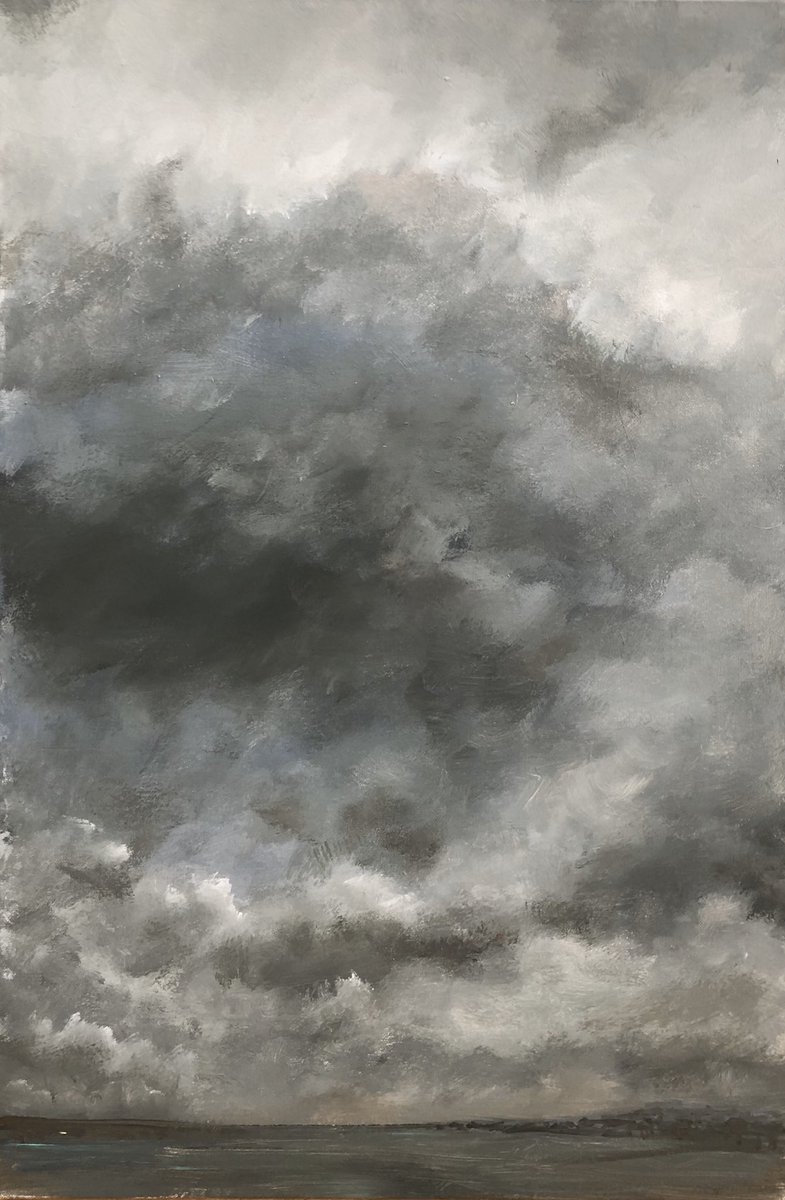 LuMorganArt's tweet photo. They say be careful what you wish for you may get it... I apologise to the other 2600000000 people in lockdown, for wishing I could just stay home and paint... #COVID19 #coronavirus #art https://t.co/RWIQ2cQfgs