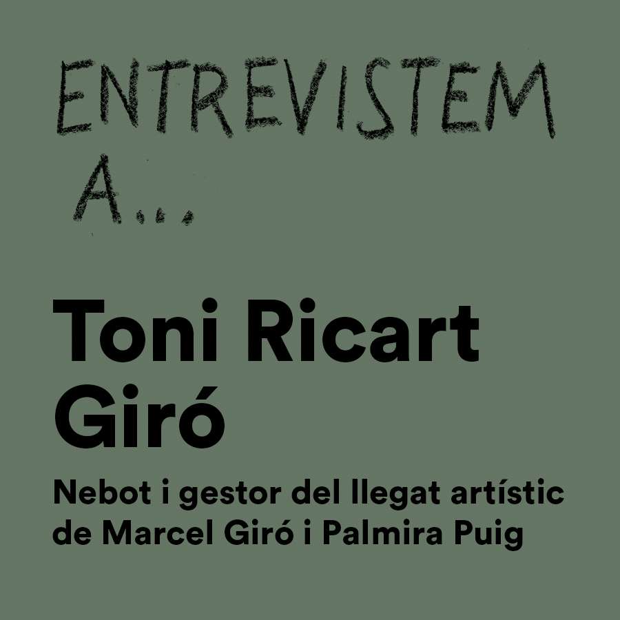 vilacasas's tweet photo. 📣#LaVilaCasasAcasa inicia un cicle d'entrevistes!
📹Comencem parlant amb Toni Ricart Giró, nebot i marmessor del llegat artístic de Marcel Giró i Palmira Puig, protagonistes de la mostra "Saudades de São Paulo" del #MuseuPalauSolterra
👉https://t.co/Ya2RlAXu7e https://t.co/HyZCZvrLwX