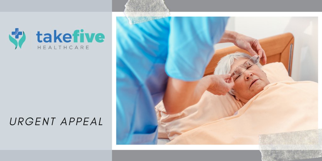 FiveHealthcare's tweet photo. 🙏 URGENT APPEAL - PLEASE RT 
We are currently recruiting for Experienced Care Assistants. If you live or can travel to Chelt, Glos or Stroud, we need your help. PT, FT &amp; Flexi.
Call 01452 222 220 or go online: https://t.co/ZqB6GxHeFh 
#carer #TakeFiveHealthcare #GlosJobs https://t.co/BYj5eAGcPz