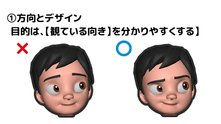 【顔のデザインを作る時に気をつけるポイント】再♻️
今回は特に顔の表情を作る時にデザインの観点から気をつけているポイントと具体的な作り方について解説していこうと思います?
個人的には特に『方向』『立体感』の要素をより分かりやすくしたい時によく使う方法です