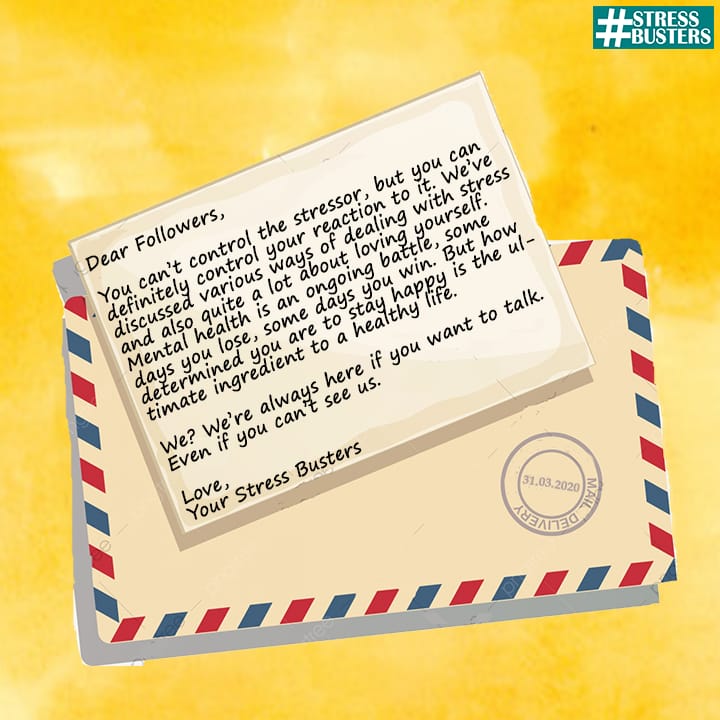 stressbusters__'s tweet photo. Tomorrow, we complete one month of our campaign. We would like to thank everyone for supporting us. 
The change comes from you. Let's work on one step at a time.
Also, watch this space to learn more about the journey of Stress Busters! 🌻
#stressbusters #stressmanagement #stress https://t.co/UGQPOV7WVI