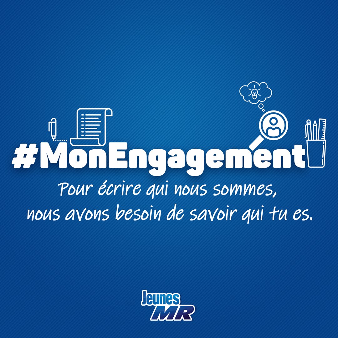 JeunesMR's tweet photo. 🙋‍♂🙋‍♀Quelles sont les raisons qui t'ont poussé à t'engager au sein de notre jeunesse politique ?

💻 Fais entendre ta voix sur notre Espace Membres* !
➡➡ https://t.co/5Se77kpTkL

*N’hésite pas à demander tes codes d’accès sur la page d’accueil si tu ne les as pas encore https://t.co/yiKRY1IVv5