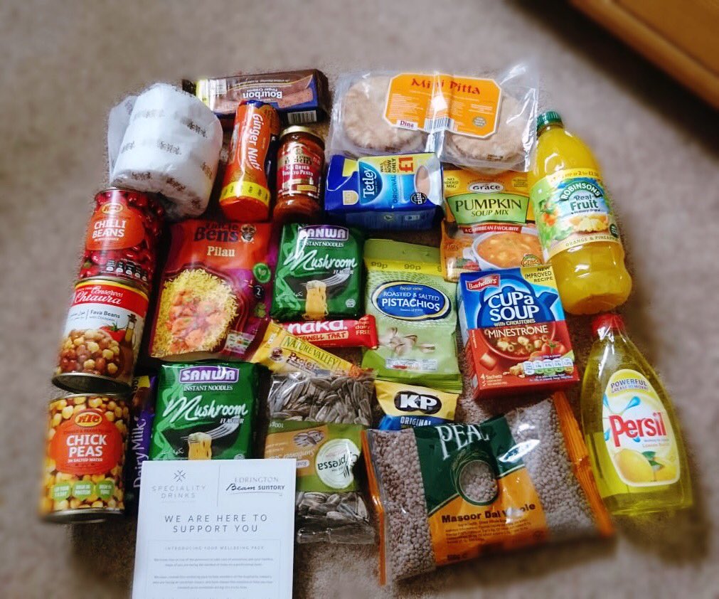 Massive thanks to <a href="/SpecialityDrink/">Speciality Drinks</a> for our free care package - very much appreciated! 🥰 #HelpEachOther ❤️#welshbartenders