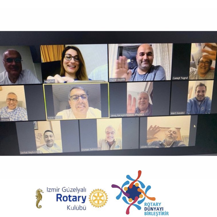 GuzelyalRotary's tweet photo. Kulübümüzün 1570.
Dönemimizin 25. toplantısını online olarak gerçekleştirdik. Toplantımızın konusu Covid19’du. Tüm katılımcılarımıza teşekkür ederiz. https://t.co/blp6g4m3Wy
