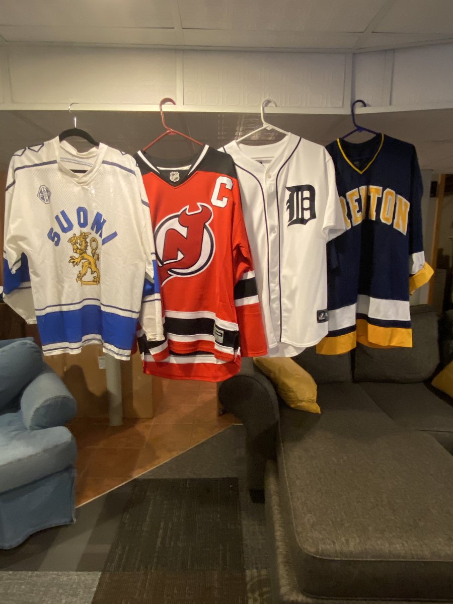 SUPT_RW's tweet photo. Needing to make a choice this morning. Sports Jersey Day!  Finland, New Jersey, Detroit, or Trenton.   Sport your colors, show your pride. #Yes2TPS https://t.co/NqsNdkrHjV