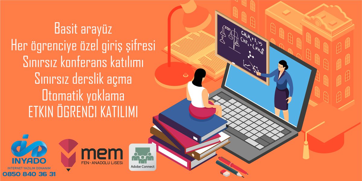 inyado's tweet photo. "MEM OKULLARI" İnyado EDU "Uzaktan Eğitim" sistemleriyle  eğitime ara vermeden devam ediyor. https://t.co/Ath8xJH5Ls #uzaktaneğitim https://t.co/nwNvbZSCPh