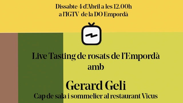 DOEmporda's tweet photo. Dissabte nova sessió 'Tastos confinats @DOEmporda' amb #GerardGeli, sommelier @VICUSrestaurant, al nostre canal IGTV. Serà un live tasting de rosats:
👉 Lledoner 2018 #MartíFabra
👉 Ullones 2019 #Oliveda
Podeu aconseguir els vins @WinePalace_Es 
#JoEmQuedoaCasa #AlimentsDeProp https://t.co/ck9akx8e5q