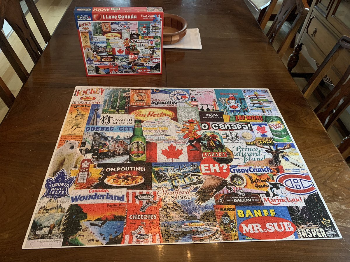 SSweazey's tweet photo. @jannarden Nothing more Canadian than this puzzle Jann! 🙃🇨🇦 https://t.co/396e1DojXE
