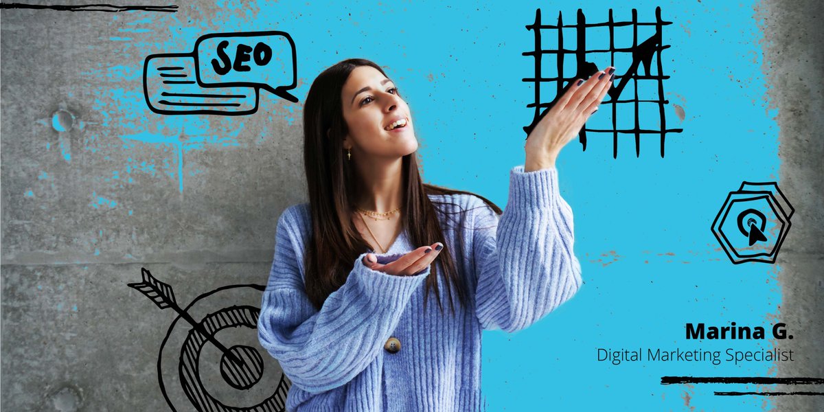 #SpotlightOnImpactivator
Marina brings energy, vision and drive to our digital marketing. Her expertise is underpinned by her product and competitor research skills and track record in Search Engine Optimization #SEO and Search Engine Marketing #SEM 👉 bit.ly/2SisSpz