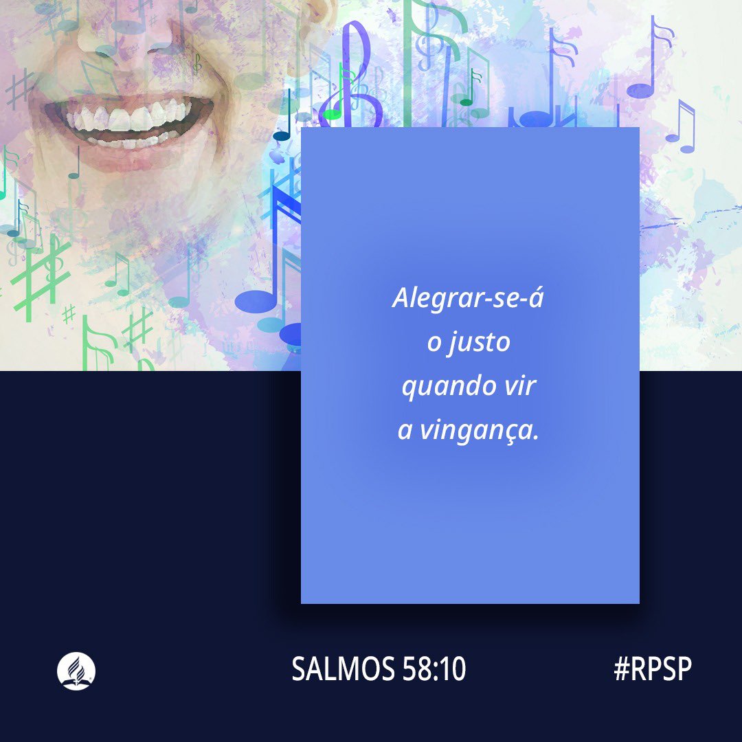 prdavifranca's tweet photo. #rpSp | Embora pareça que a injustiça prevaleça, a justiça de Deus vai se manifestar aos seus! #Sl58 #PrimeiroDeus #CRMissão https://t.co/l9KlrgsIUJ