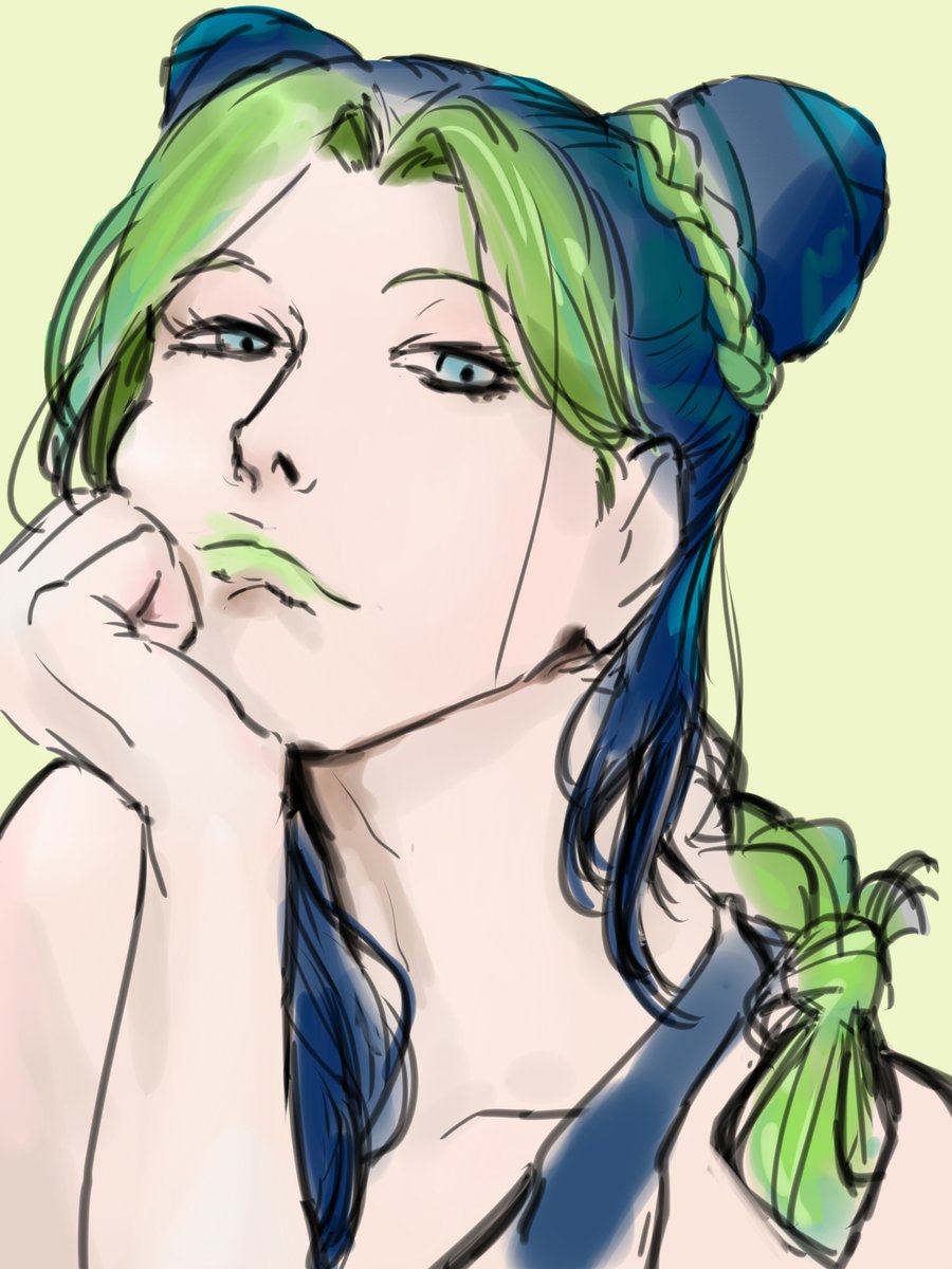 徐倫描いてる。ポーズはこの人 