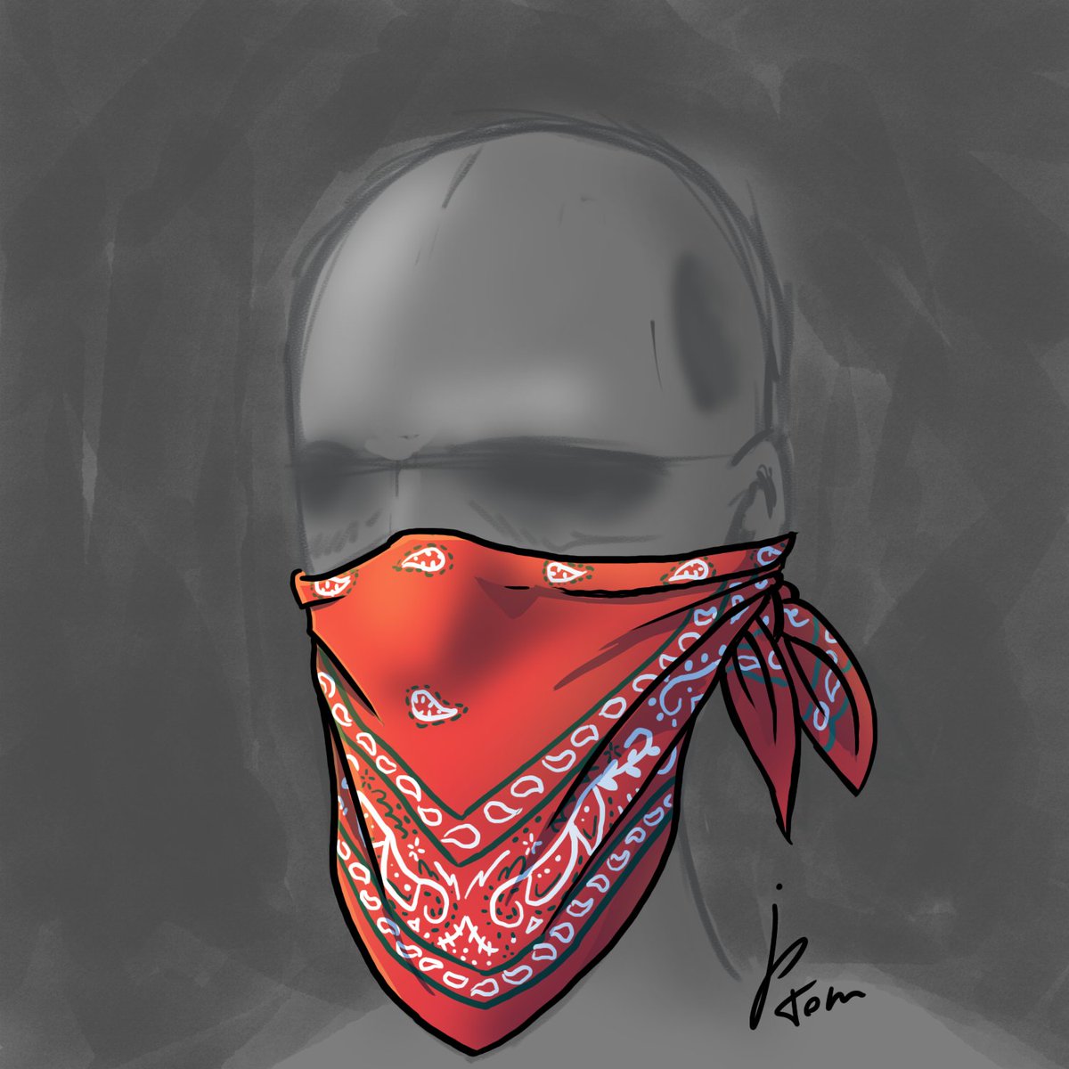 JPtomsZ's tweet photo. Un bandana comme un bon vieux bandit de grand chemin.
#PlusDeMasques https://t.co/PfnAt0r8yx