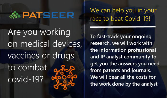 gridlogics's tweet photo. Gridlogics is providing free customised #research insights &amp; software to companies working on #medicaldevices #vaccines  #drugs to combat #covid19. There is no fine-print, no fees…we are proud to support you in the race against Covid-19. https://t.co/Kc7W8xepfo #coronavirus #IP https://t.co/a7OyuoGRxA