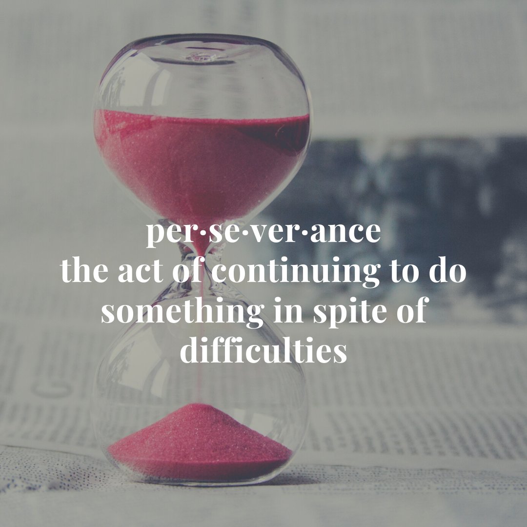 HDouglass279's tweet photo. My word of the day: Perseverance

Our children are learning how to persevere as we take on the task of teaching and learning in unexpected ways, different from anything most of us have done before.

As we face the challenges of today, remember we will persevere. https://t.co/0YClJP6gnl