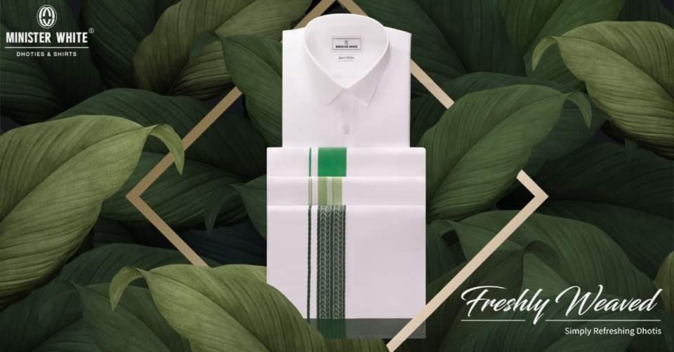 MinisterWhite #Dhotis #Shirts 