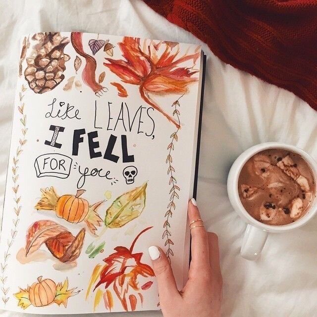 ▹   ⌜ 一álbum┆octubre ⌟

━━━━━❪❃ ; Para guardar los recuerdos del mes Via elabora un álbum usando un cuaderno de dibujo. Le prepara una portada linda y va llenado las siguientes páginas con fotografías impresas tomadas durante el mes, y junto a estas escribía +