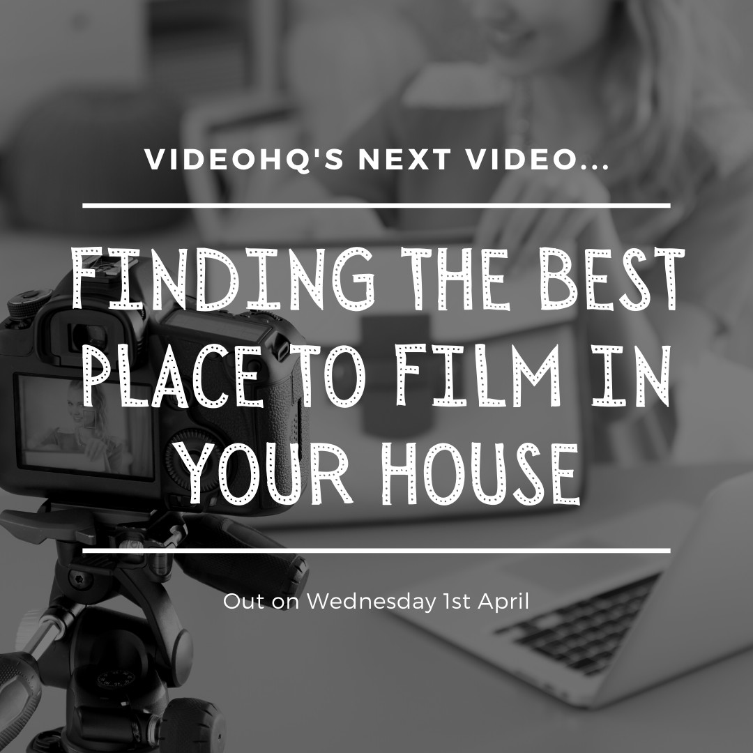 In my next video, I'll be giving you guys hints and tips about how to find the best filming location in your home.
I'll also cover what makes a great filming location in the first place - so what you learn in the video will still be useful when this all blows over!
#video