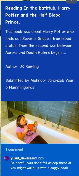 TgillaniRAD's tweet image. Year 5 are really going for it with our Extreme Reads competition! So impressed with our students’ creativity and ingenuity... but hats off to Mr. Williams of Hoopoes who is clearly flying high! #RADRemoteLearning