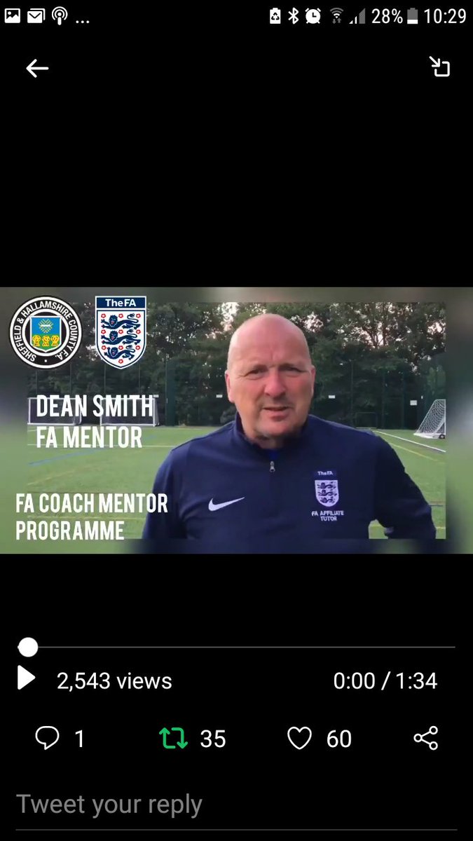 Dean Smith tweet media