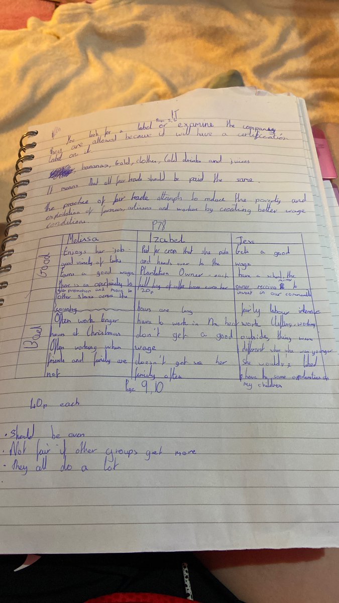 BusinessCVHS's tweet photo. Just some examples of the learning about Fairtrade being done by S1 pupils at home. Well done everyone! Keep uploading your work to Teams #believeachieveaccomplish @ClydeValleyHS https://t.co/feKTGYVkDi